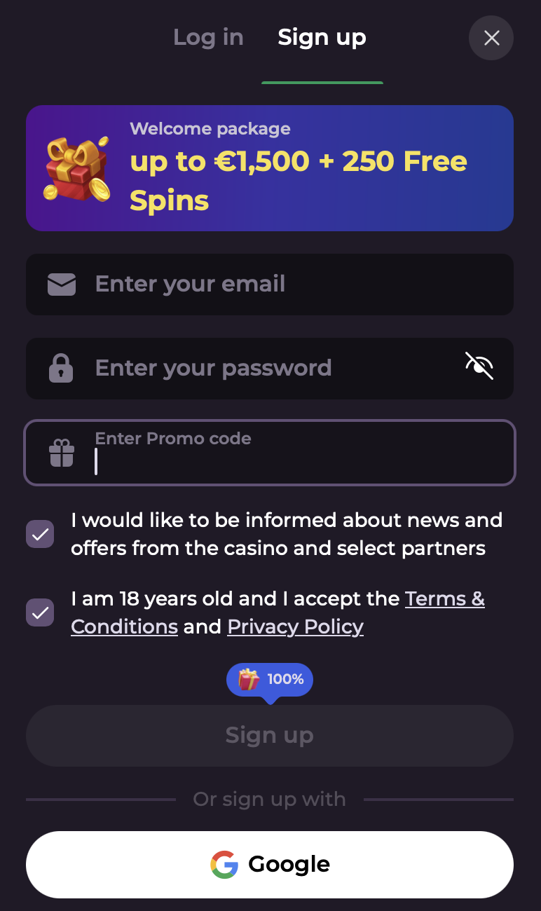 Rockyspin Promo Code